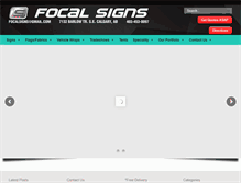 Tablet Screenshot of focal-signs.com